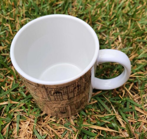 Caneca Branca Personalizado Mapa do Maroto Harry Potter