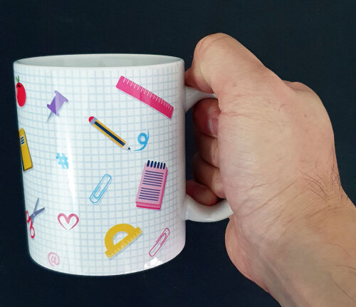 Caneca Branca Personalizada Dia dos Professores