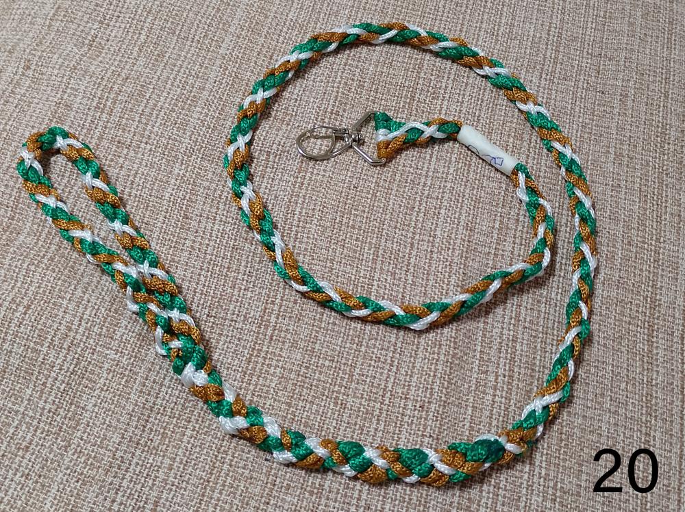 Conjunto coleira e guia tamanho M