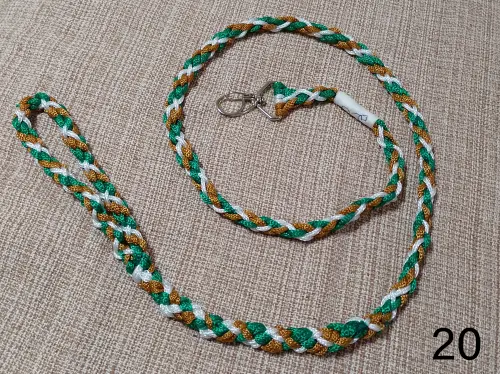 Conjunto coleira e guia tamanho M