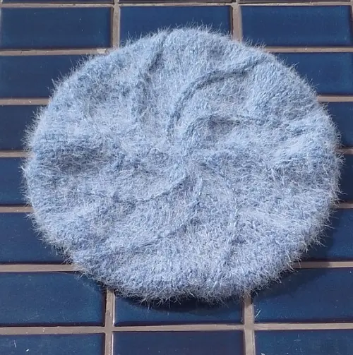 Boina Marfim Azul