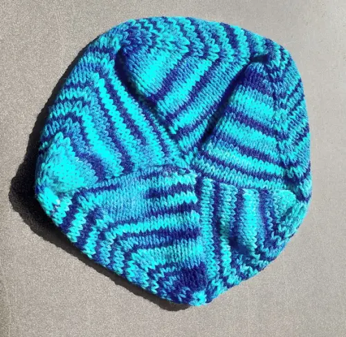 Boina Welting Folia Azul
