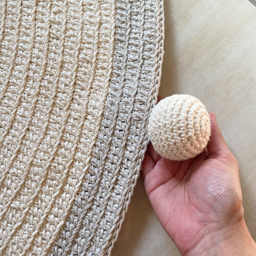 Tapete para Quarto de Bebê de Crochê