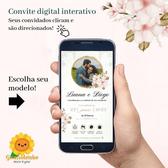 Convite Casamento Interativo (vários Modelos)