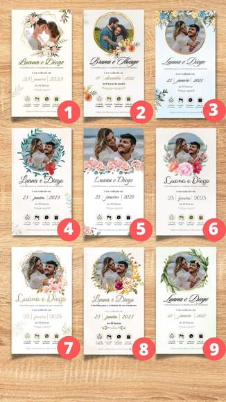 Convite Casamento Interativo (vários Modelos)