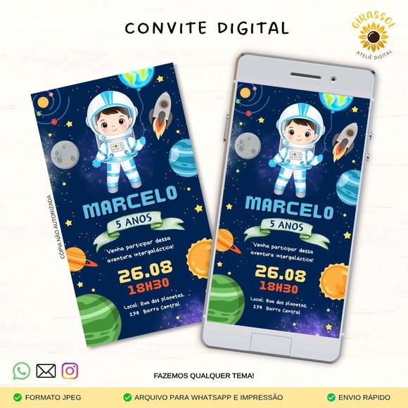 Convite Digital Astronauta