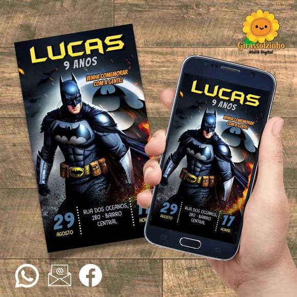 Convite Digital Batman 2
