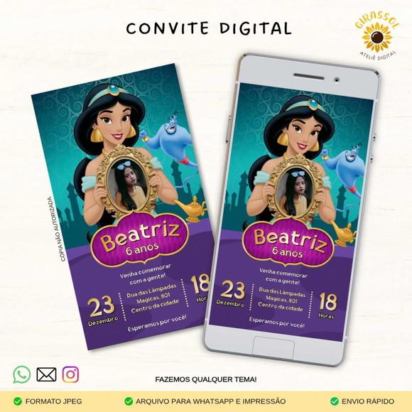 Convite Digital Jasmine (com Foto) 2