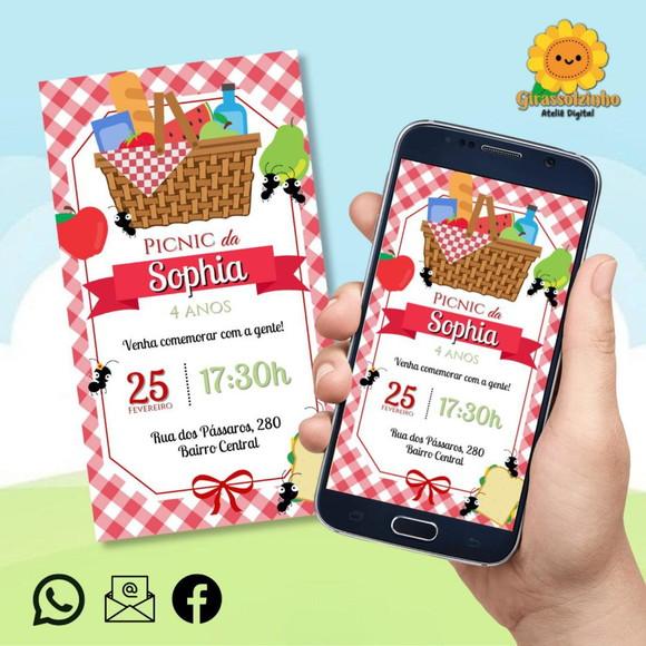Convite Digital Picnic 2