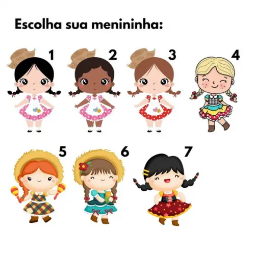 Convite Animado Festa Junina Menina (com Foto)