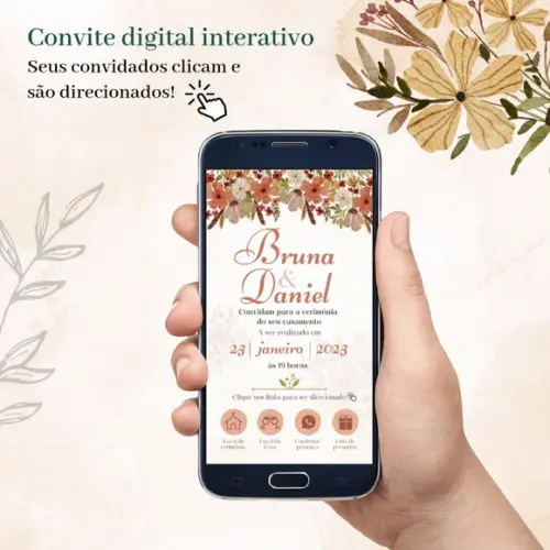 Convite Casamento Interativo