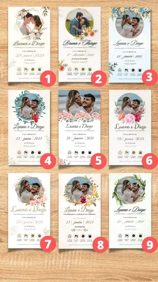 Convite Casamento Interativo (vários Modelos)