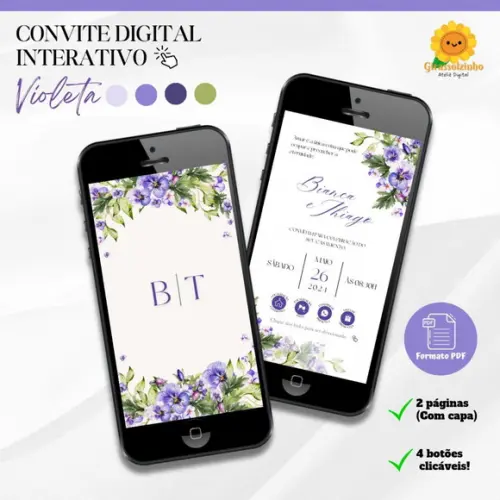 Convite de Casamento Interativo