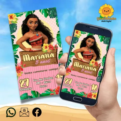Convite Digital Moana