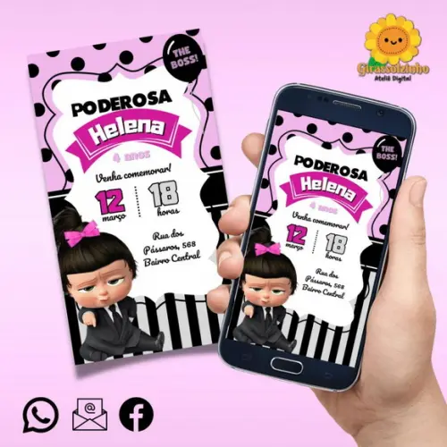 Convite Digital Poderosa Chefinha