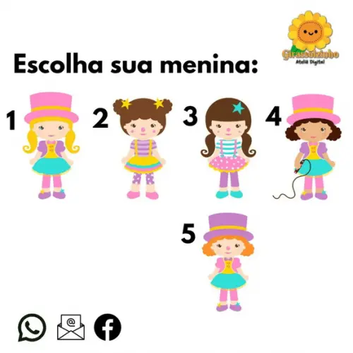 Convite Interativo Circo Rosa