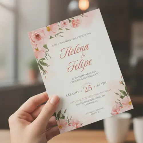 Kit Identidade Visual de Casamento Rosé (editável Canva)