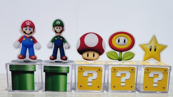 Caixa Acrílico Mario