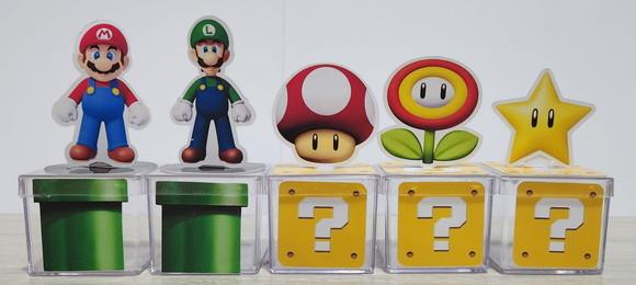 Caixa Acrílico Mario