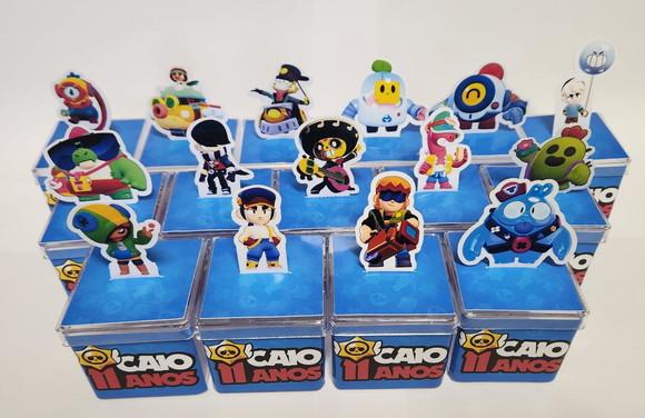 Caixa de Acrílico Brawl Stars