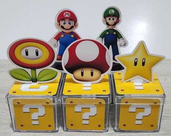 Caixa Acrílico Mario