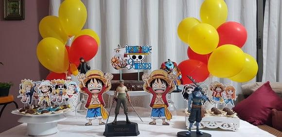 Kit Decoração One Piece com Cartaz