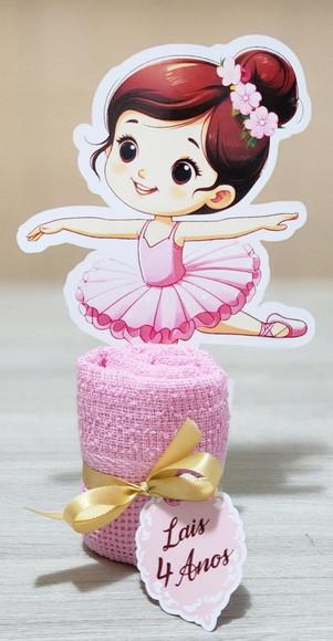 Lembrancinha com Toalhinha Bailarina