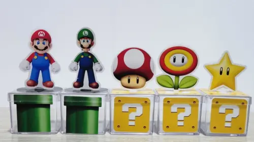 Caixa Acrílico Mario