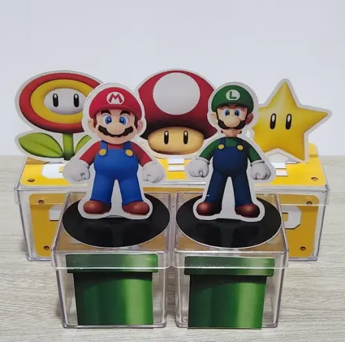 Caixa Acrílico Mario