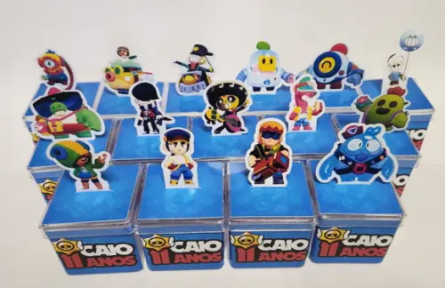 Caixa de Acrílico Brawl Stars