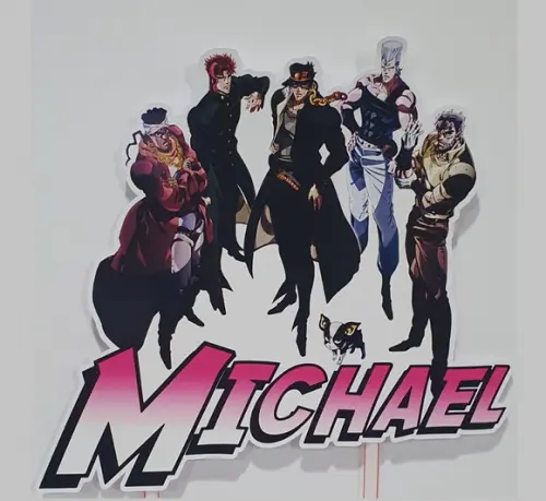 Kit Decoração Jojo Bizarre Adventure