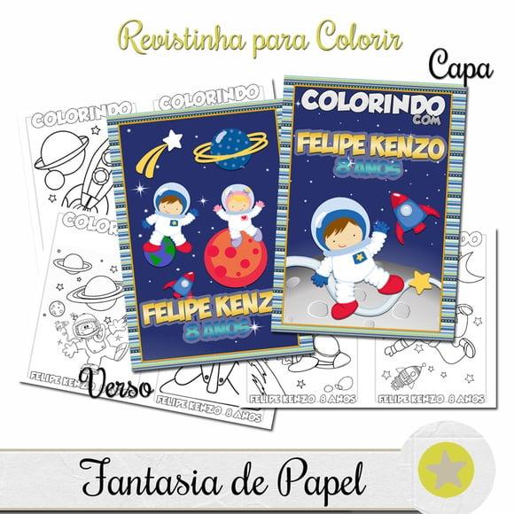 Revistinha Colorir  20x14,5 - FAZEMOS NO TEMA DA SUA FESTA!