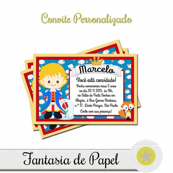 CONVITE PEQUENO PRÍNCIPE 1