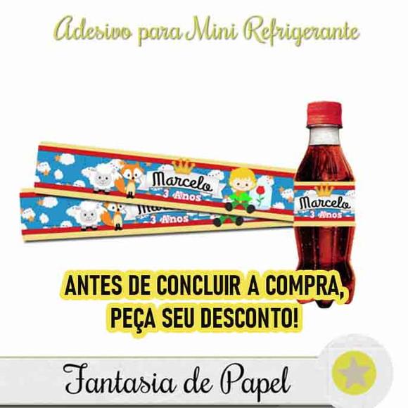 Rótulo para Mini Refri Pequeno Príncipe