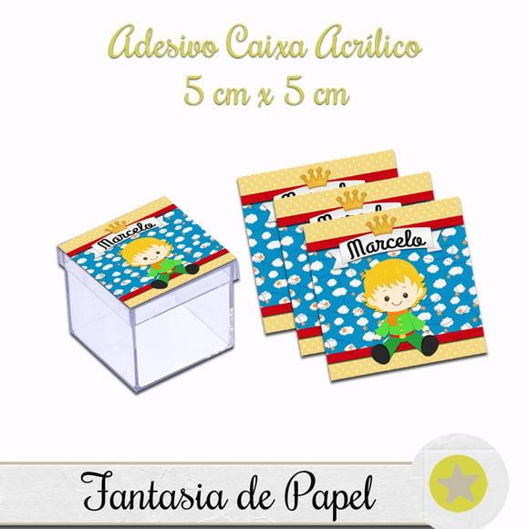 ADESIVO CAIXA ACRÍLICA PEQUENO PRÍNCIPE