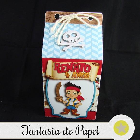 CAIXA DE LEITE JAKE E OS PIRATAS