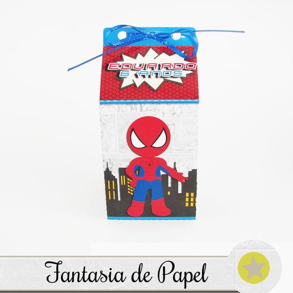 CAIXA DE LEITE HOMEM ARANHA
