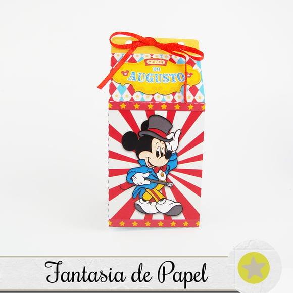 CAIXA DE LEITE CIRCO DO MICKEY