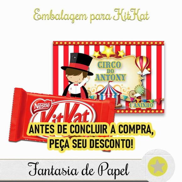 Caixa Kitkat Circo