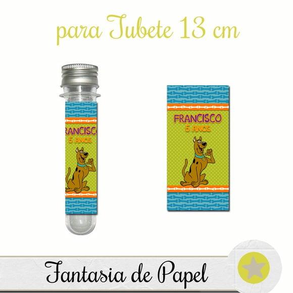 ADESIVO PARA TUBETE SCOOBY-DOO