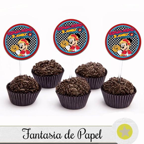 Topper para Doce Mickey Sobre Rodas I