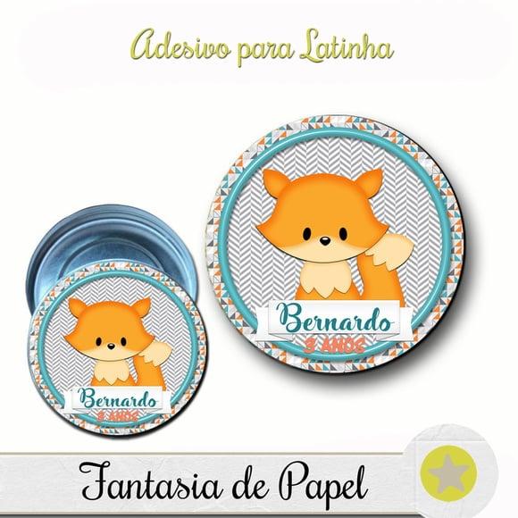 ADESIVO PARA LATINHA RAPOSA