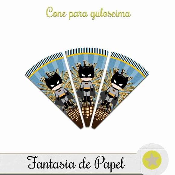 Cone para Guloseimas Batman