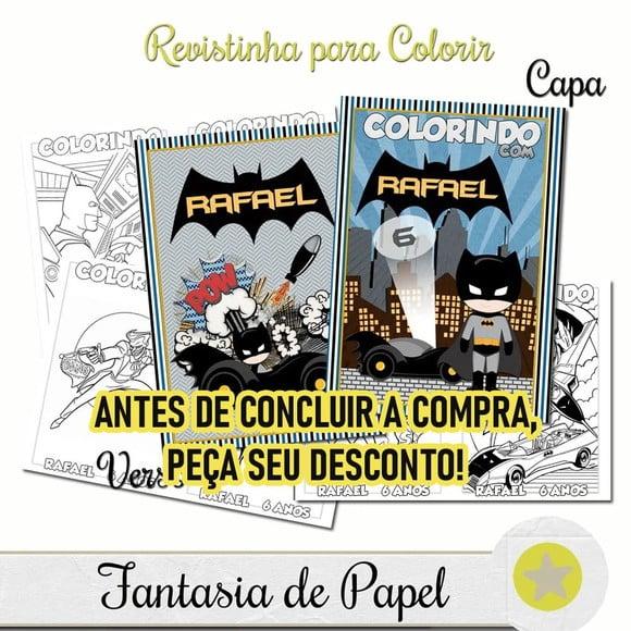 Revistinha para Colorir Batman 20x14,5