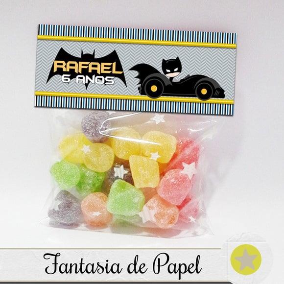 LAPELA + SAQUINHO PARA DOCE BATMAN