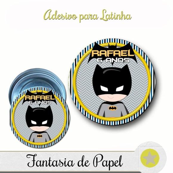 ADESIVO PARA LATINHA BATMAN