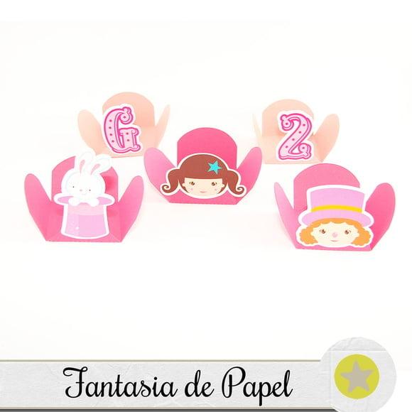 FORMINHAS PARA DOCE CIRCO ROSA