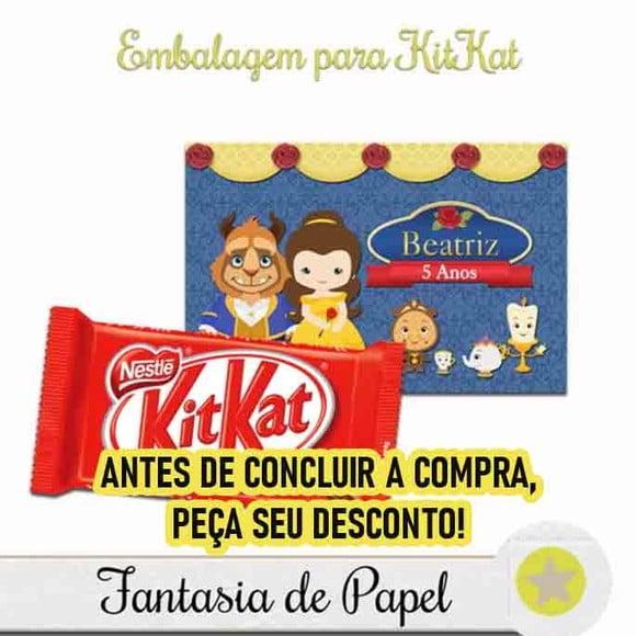 Caixa Kitkat Bela e a Fera