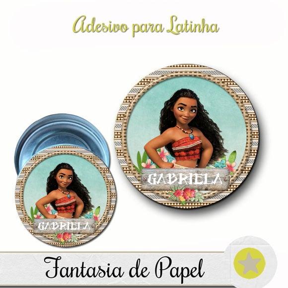 ADESIVO PARA LATINHA MOANA
