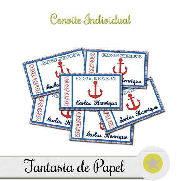 CONVITE INDIVIDUAL MARINHEIRO 2